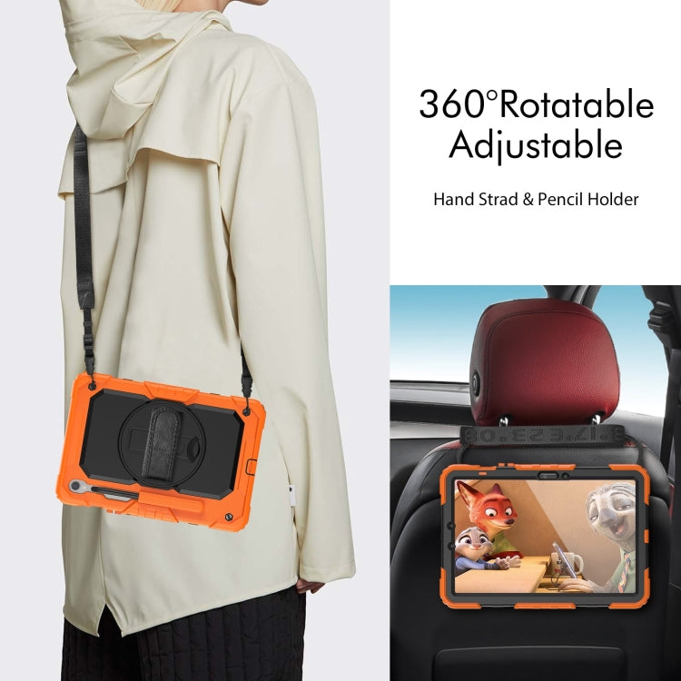 Lucky Wheel Grip Silicone Hybrid PC Tablet Case with Shoulder Strap