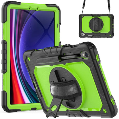 Lucky Wheel Grip Silicone Hybrid PC Tablet Case with Shoulder Strap