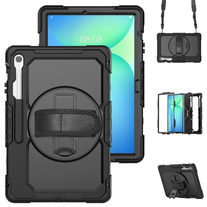 Lucky Wheel Grip Silicone Hybrid PC Tablet Case with Shoulder Strap