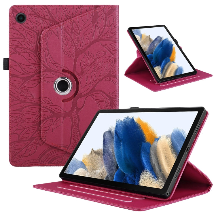 Tree Life Embossed Rotation Leather Smart Tablet Case