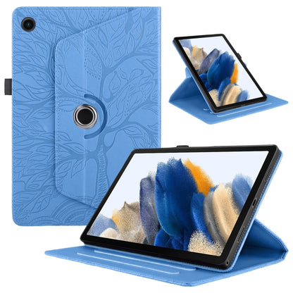 Tree Life Embossed Rotation Leather Smart Tablet Case