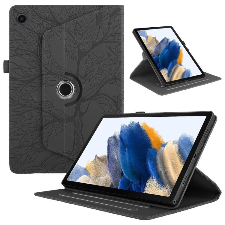 Tree Life Embossed Rotation Leather Smart Tablet Case