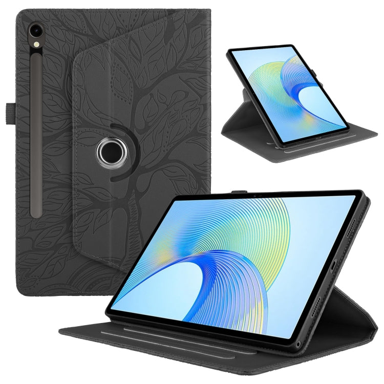 Tree Life Embossed Rotation Leather Smart Tablet Case