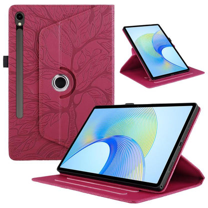 Tree Life Embossed Rotation Leather Smart Tablet Case