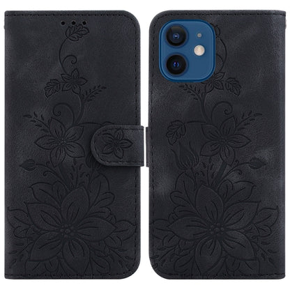 Lily Embossed Leather Phone Case