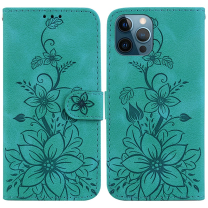 Lily Embossed Leather Phone Case