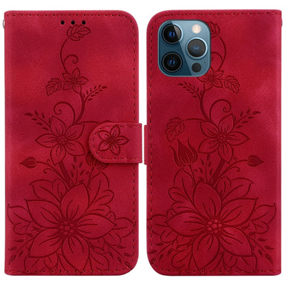 Lily Embossed Leather Phone Case