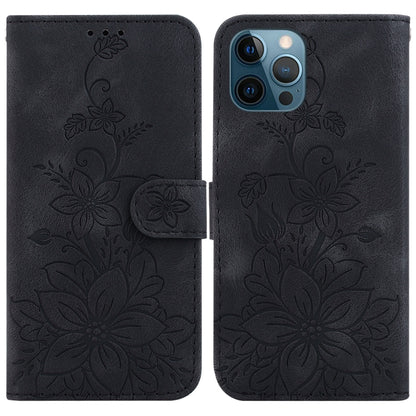 Lily Embossed Leather Phone Case