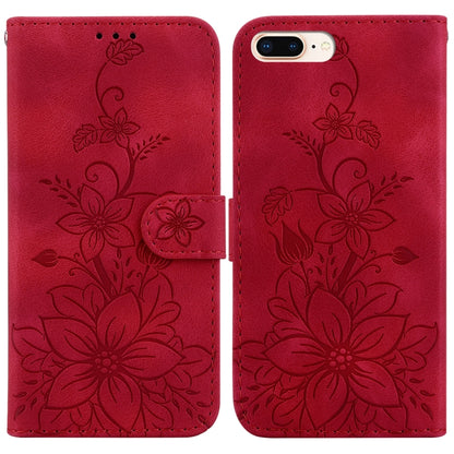 Lily Embossed Leather Phone Case