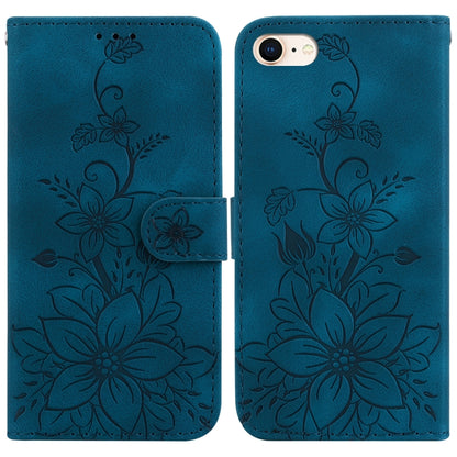 Lily Embossed Leather Phone Case