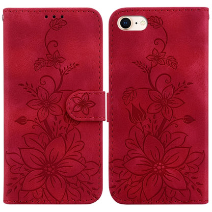 Lily Embossed Leather Phone Case