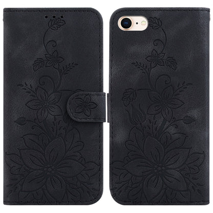 Lily Embossed Leather Phone Case