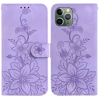 Lily Embossed Leather Phone Case