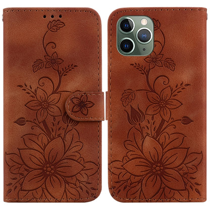 Lily Embossed Leather Phone Case