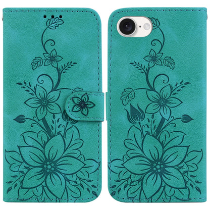 Lily Embossed Leather Phone Case