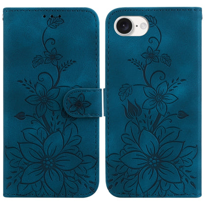 Lily Embossed Leather Phone Case