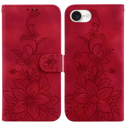 Lily Embossed Leather Phone Case