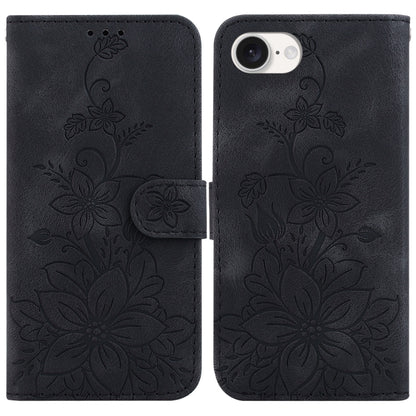 Lily Embossed Leather Phone Case