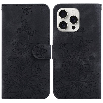 Lily Embossed Leather Phone Case