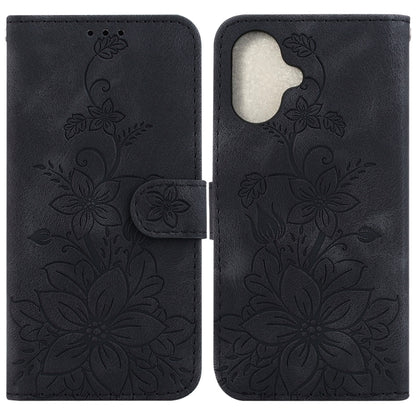 Lily Embossed Leather Phone Case