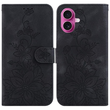 Lily Embossed Leather Phone Case