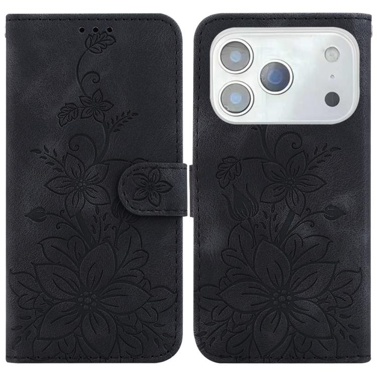 Lily Embossed Leather Phone Case