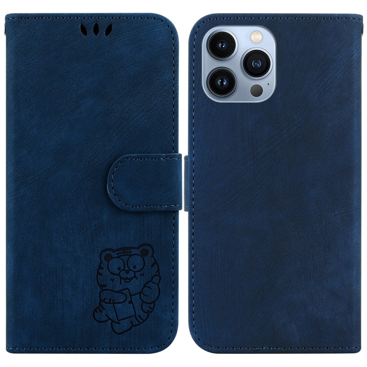 Little Tiger Embossed Leather Phone Case