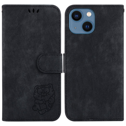 Little Tiger Embossed Leather Phone Case