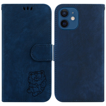 Little Tiger Embossed Leather Phone Case