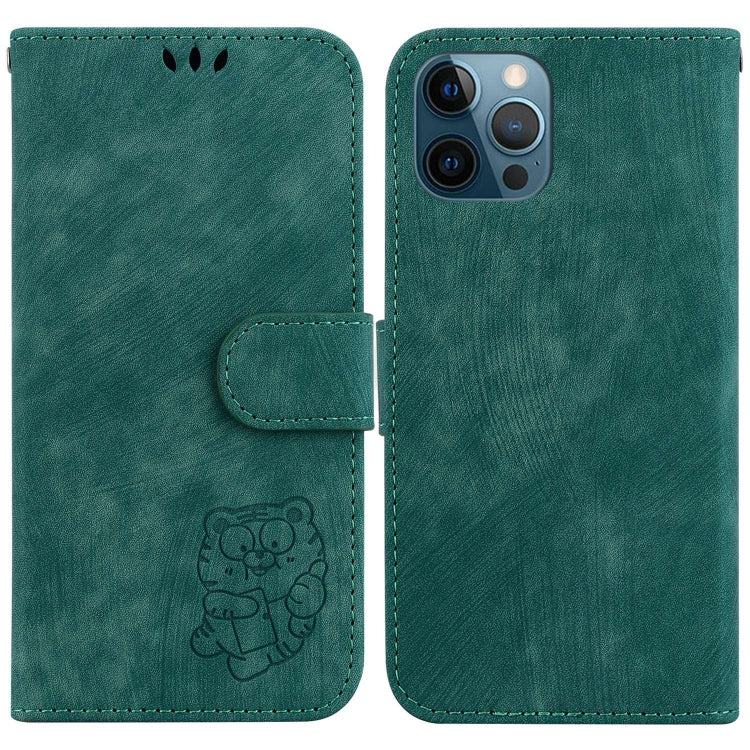 Little Tiger Embossed Leather Phone Case