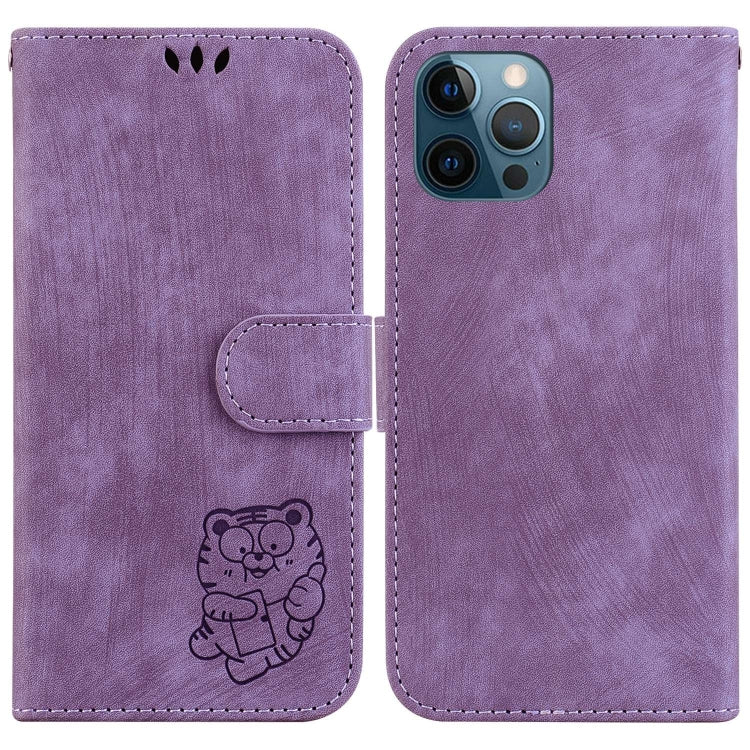 Little Tiger Embossed Leather Phone Case