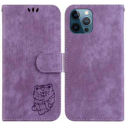 Little Tiger Embossed Leather Phone Case