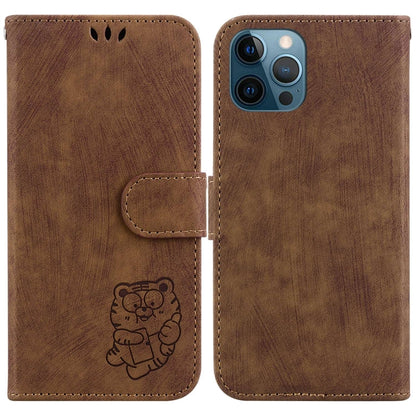 Little Tiger Embossed Leather Phone Case