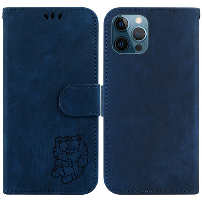 Little Tiger Embossed Leather Phone Case