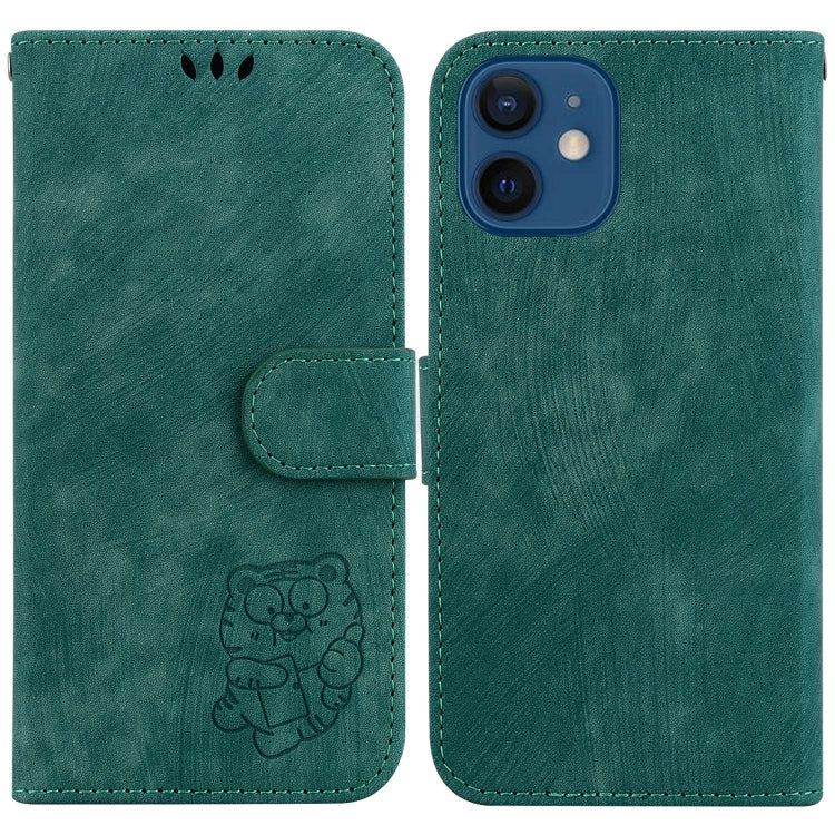 Little Tiger Embossed Leather Phone Case