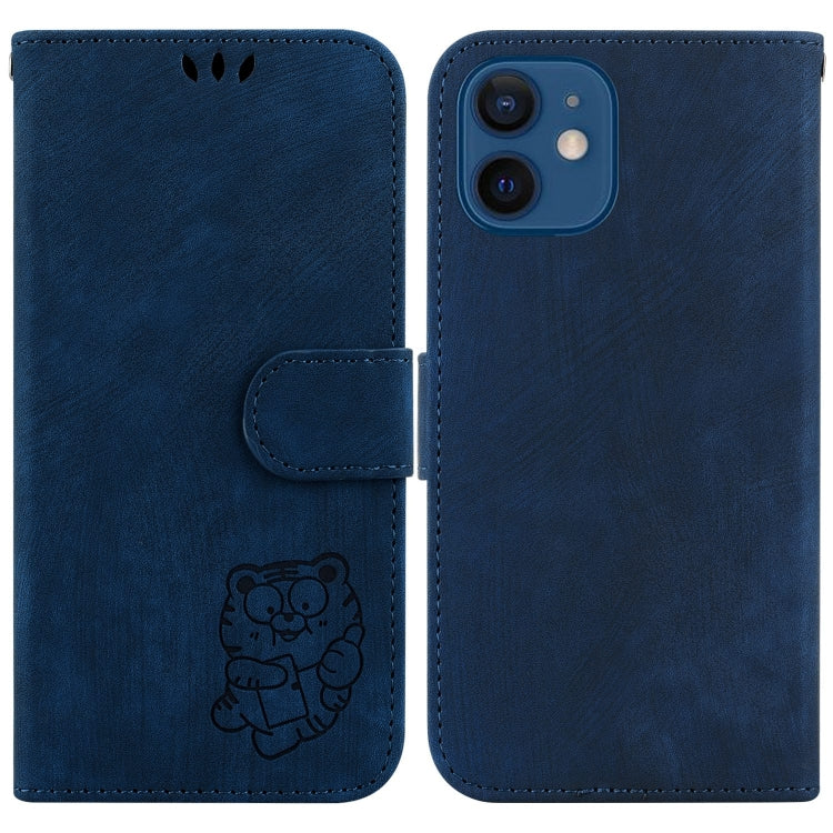 Little Tiger Embossed Leather Phone Case