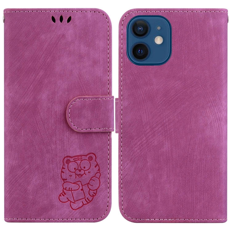 Little Tiger Embossed Leather Phone Case