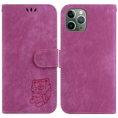Little Tiger Embossed Leather Phone Case
