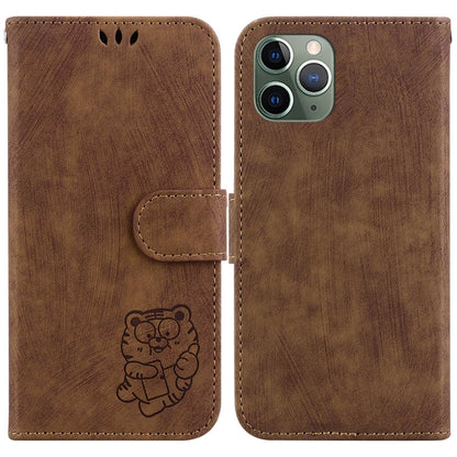 Little Tiger Embossed Leather Phone Case
