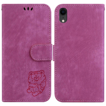 Little Tiger Embossed Leather Phone Case
