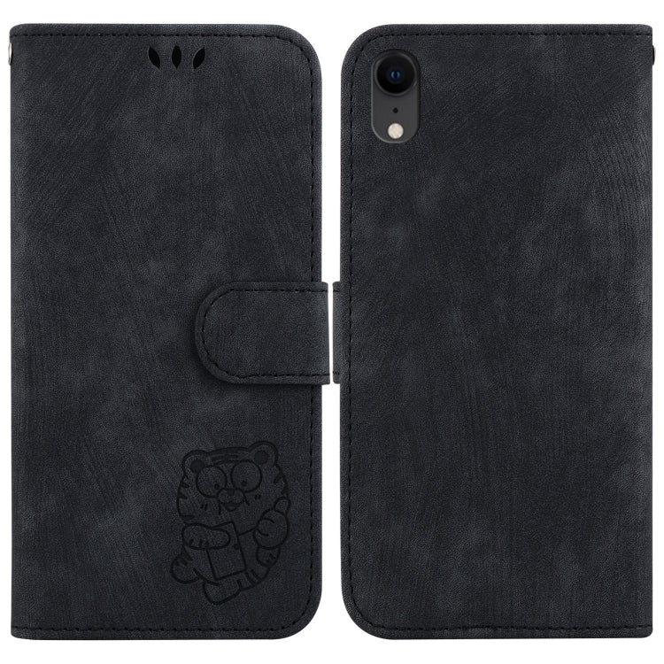 Little Tiger Embossed Leather Phone Case
