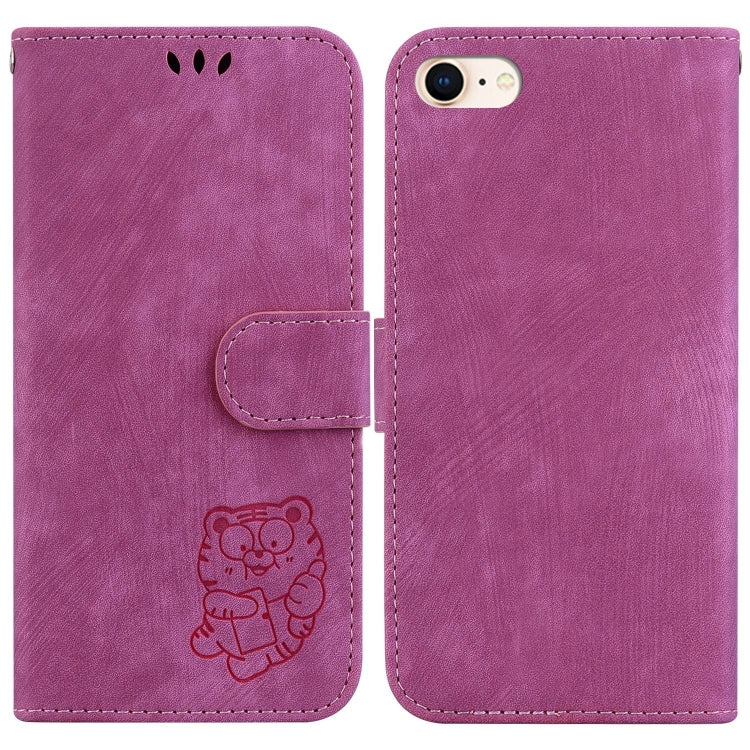 Little Tiger Embossed Leather Phone Case