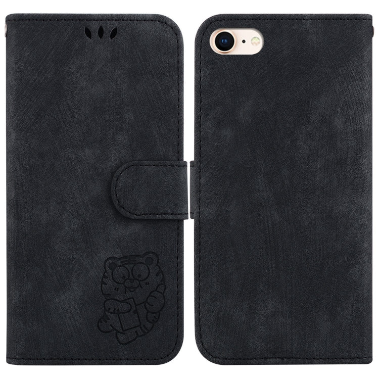 Little Tiger Embossed Leather Phone Case