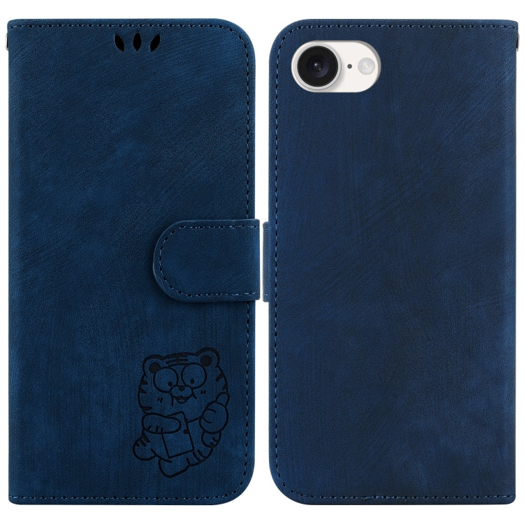 Little Tiger Embossed Leather Phone Case