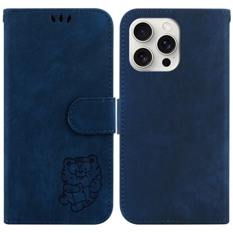 Little Tiger Embossed Leather Phone Case