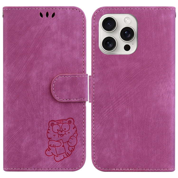 Little Tiger Embossed Leather Phone Case