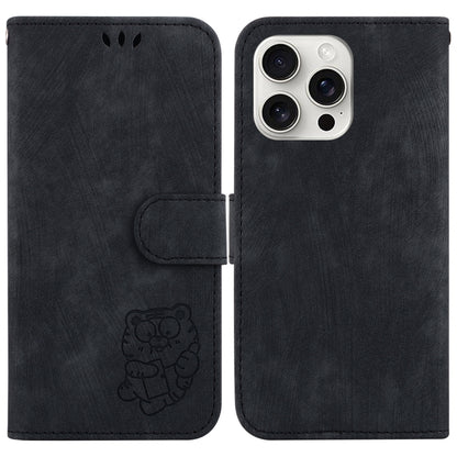 Little Tiger Embossed Leather Phone Case