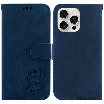 Little Tiger Embossed Leather Phone Case