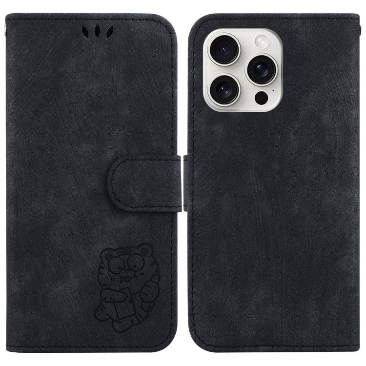 Little Tiger Embossed Leather Phone Case