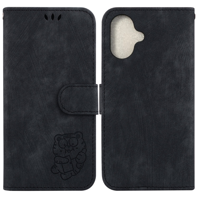 Little Tiger Embossed Leather Phone Case